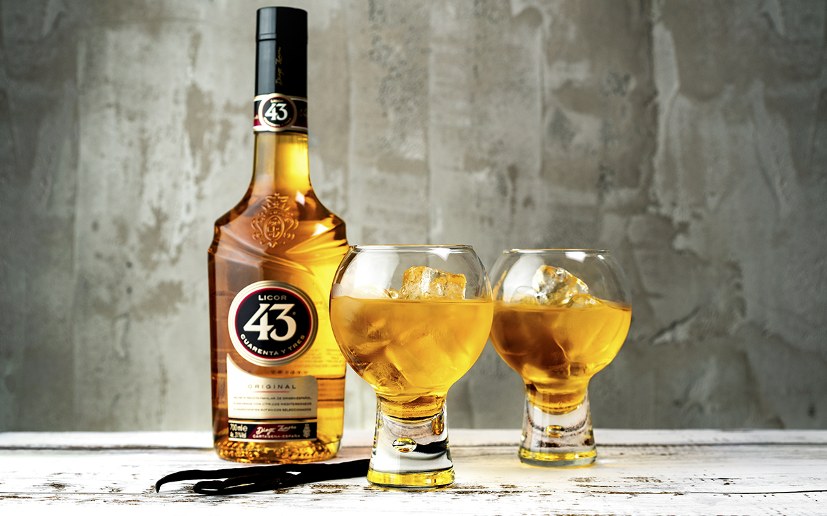 licor 43 med glas